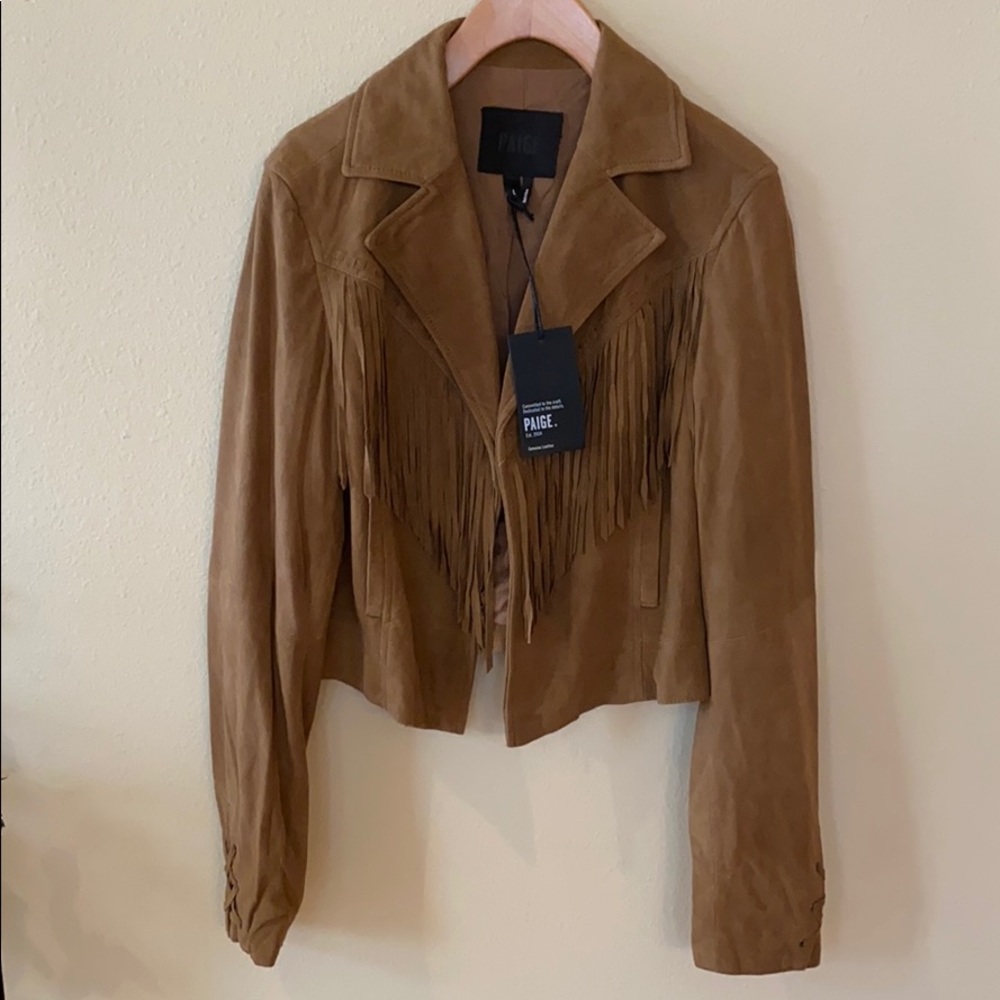 Paige leather jacket